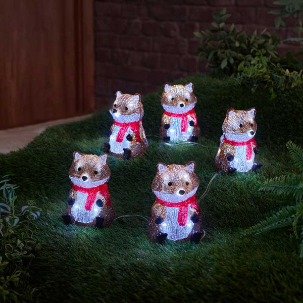 Three Kings InLit Ice Foxes (Set of 5) image 2