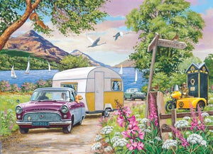 House of Puzzles Summer Holiday Big 500 Piece Jigsaw Puzzle image 0