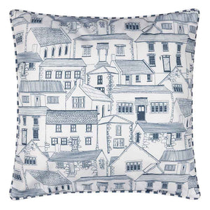 Wylder Abersoch Town Outdoor Cushion, 45 x 45cm - Sail Blue image 1