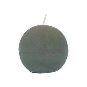 Gisela Graham Dark Sage Ball Candle image 0