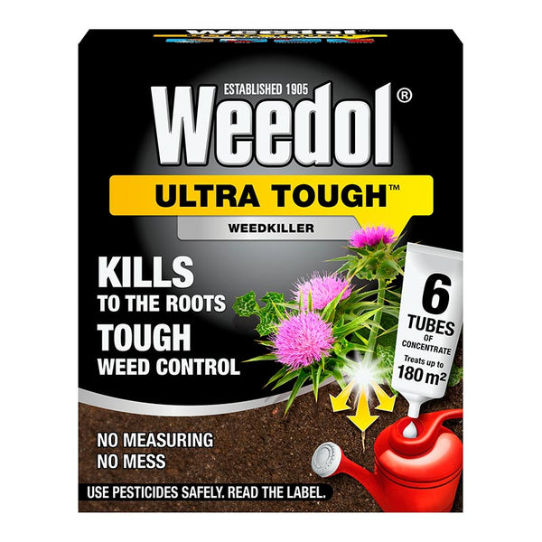 Weedol Ultra Tough Weedkiller Concentrate Tubes (6 tubes) image 0