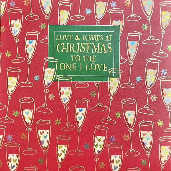 Wendy Jones-Blackett One I Love Champagne Christmas Card image 0