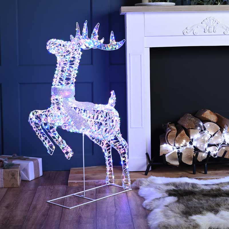Festive Rainbow Twist Reindeer image 0