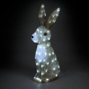 SnowTime LED Acrylic Hare image 0