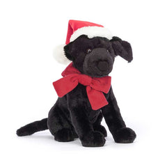 Jellycat Winter Warmer Pippa Black Labrador image 0