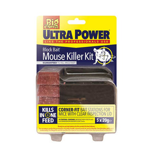 The Big Cheese Ultra Power Block Bait² Mouse Killer Kit image 0