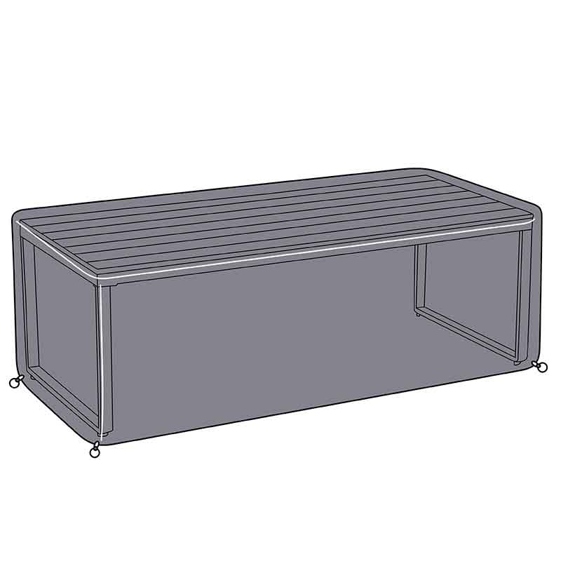 Hartman 2-in-1 Cover for Singapore 160cm x 70cm Rectangular Corner Platform Table &amp; 3-Seat Bench image 0