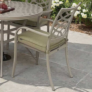 Hartman Buxton 6 Seat Garden Dining Set in Maize with Parasol image 1