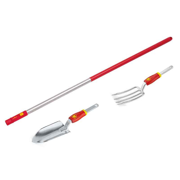 Wolf Garten multi-change Hand Fork, Hand Trowel & Medium Aluminium Handle Set image 0