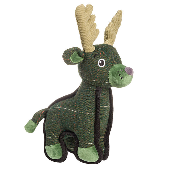 House of Paws Deer Tweed Dog Toy image 1