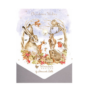 Wrendale Designs Notecard Pack - Walking In A Winter Woodland (Pack of 8) image 3
