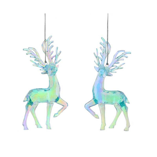 Festive Iridescent Acrylic Reindeer (Assorted Designs) image 1