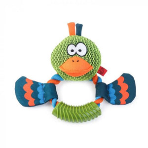 Zoon Dura-Duck Ring Dog Toy image 0