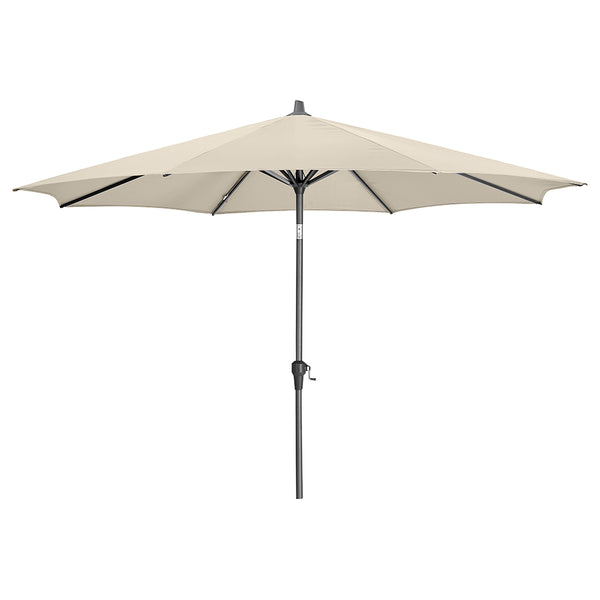 Orchard Life Bramley 6 Seat Outdoor Dining Set in Oatmeal Weave with Parasol image 6