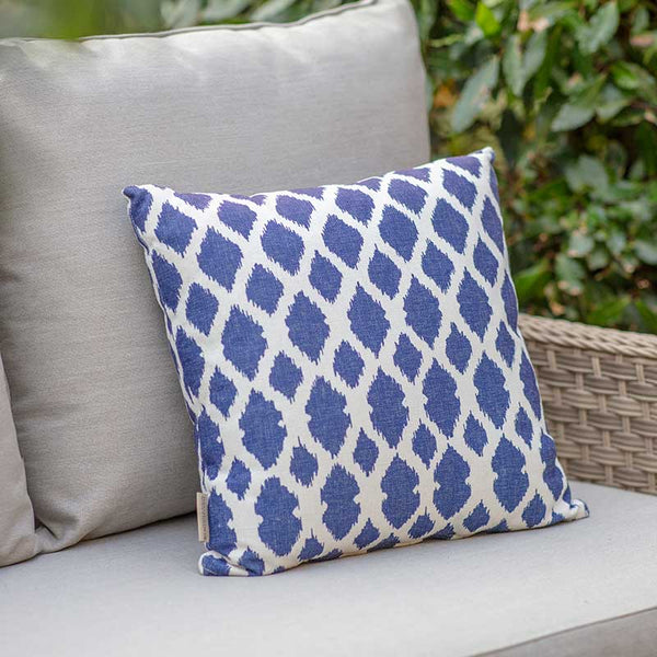 Bramblecrest Square Scatter Cushion, 45 x 45cm - Blue Trellis image 1