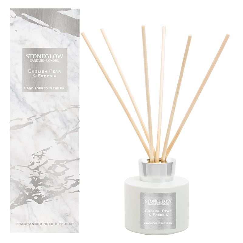 Stoneglow Luna English Pear & Freesia Reed Diffuser image 0