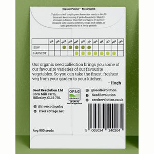 River Cottage Organic Seeds – Parsley ‘Moss Curled’ (1 Packet) image 1