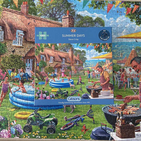 Gibsons Summer Days 1000 Piece Jigsaw Puzzle image 1