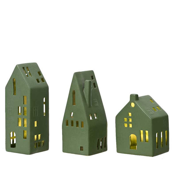 Cut Out Stoneware House Tealight Holder (Assorted Designs) image 0