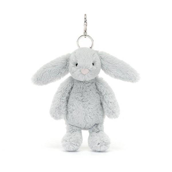 Jellycat Bashful Silver Bunny Bag Charm image 3