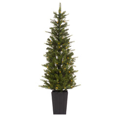 Everlands Battery-Operated Idaho Pre-Lit Christmas Tree - 4ft image 0