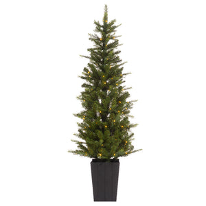 Everlands Battery-Operated Idaho Pre-Lit Christmas Tree - 4ft image 0