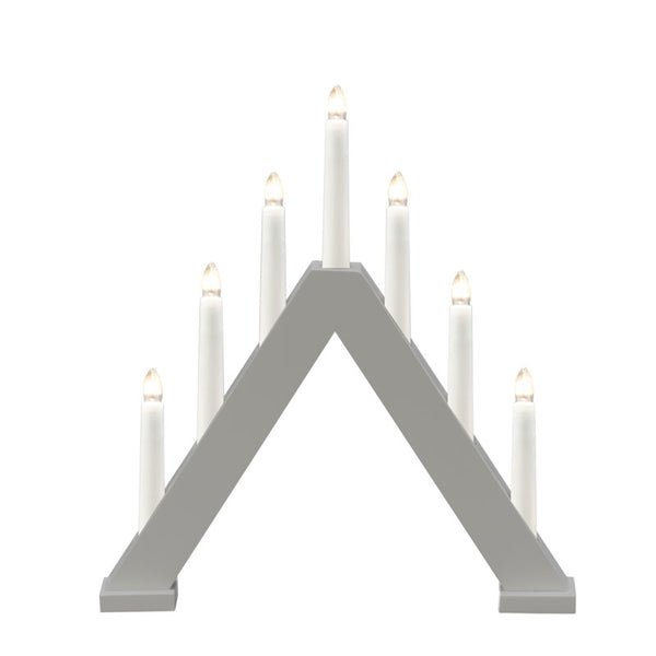 Konstsmide 7 Bulb Candlestick - Matt Grey image 3