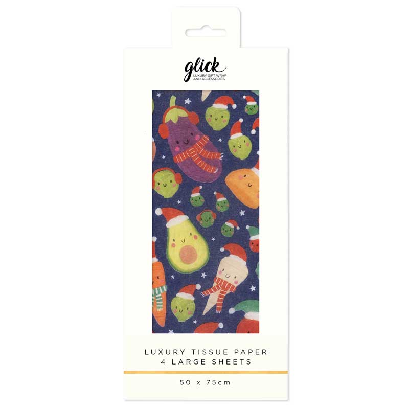 Glick Christmas Dinner Luxury Tissue Paper (Pack of 4) image 0