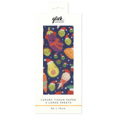 Glick Christmas Dinner Luxury Tissue Paper (Pack of 4) image 0