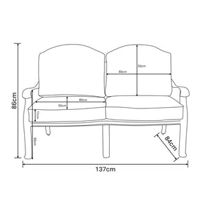 Hartman Amalfi 2 Seater Sofa Lounge Set in Bronze image 8