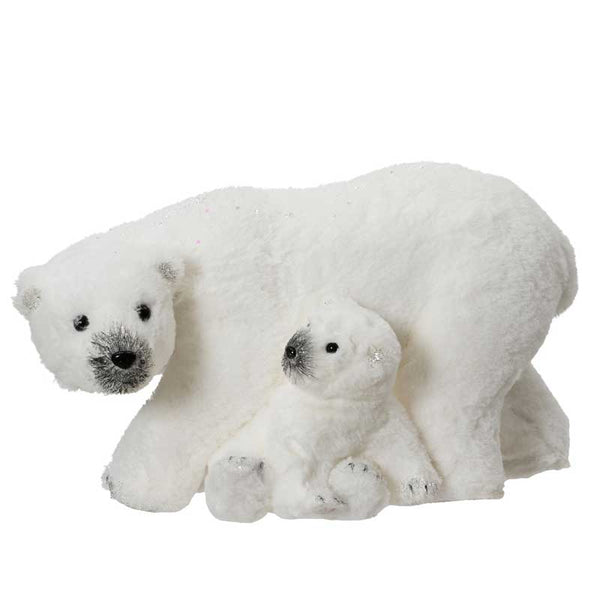 Decoris White Bear with Cub image 1