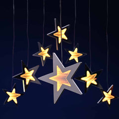 Festive Stars Infinity Curtain Light image 0
