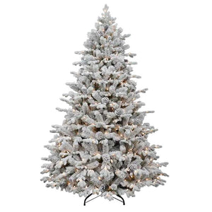 Puleo Balmoral Spruce Snowy Pre-Lit Christmas Tree - 7ft image 3