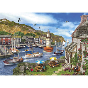 Gibsons Lighthouse Bay 1000 Piece Jigsaw Puzzle image 0
