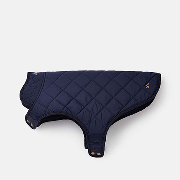 Joules Navy Quilted Dog Coat image 3