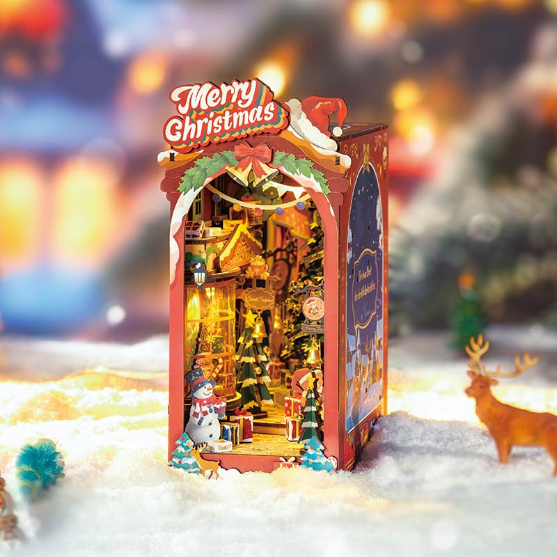 Rolife 'Christmas Street' DIY Book Nook image 0