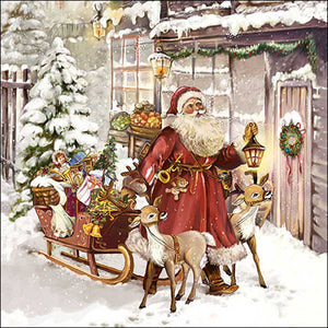 Ambiente Paper Napkins - Christmas Visit (Pack of 20) image 0