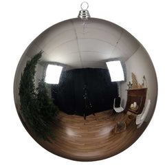 Decoris XL Shatterproof Bauble in Silver image 0