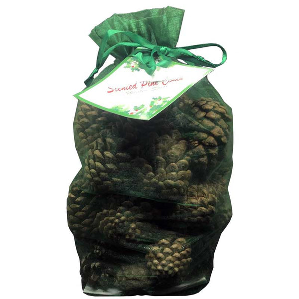 Milford Collection Scented Pine Cones - Green Bag image 0