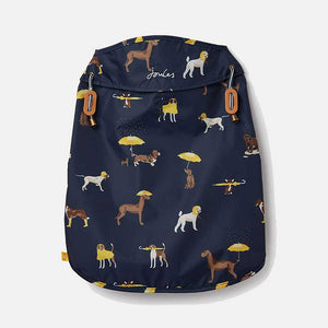 Joules Coastal Navy Raincoat for Dogs image 2