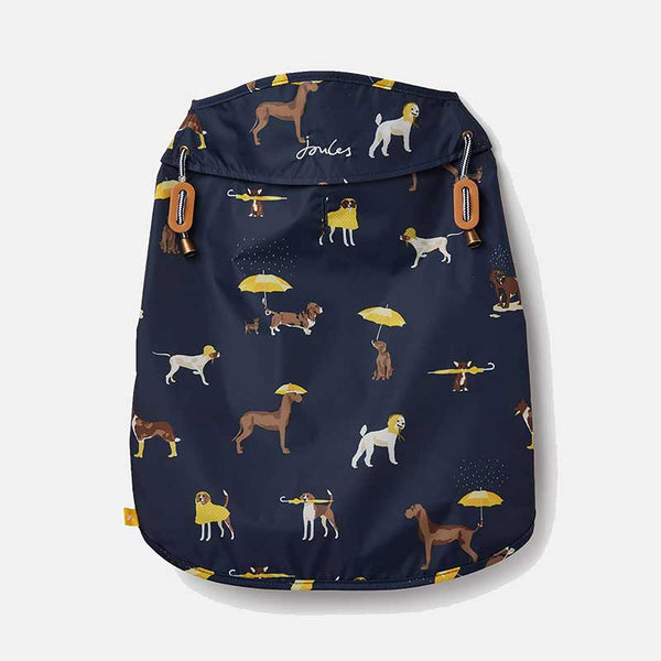 Joules Coastal Navy Raincoat for Dogs image 2