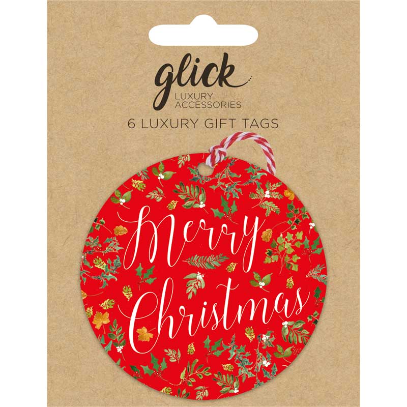 Glick Merry Christmas Gift Tags (Pack of 6) image 0
