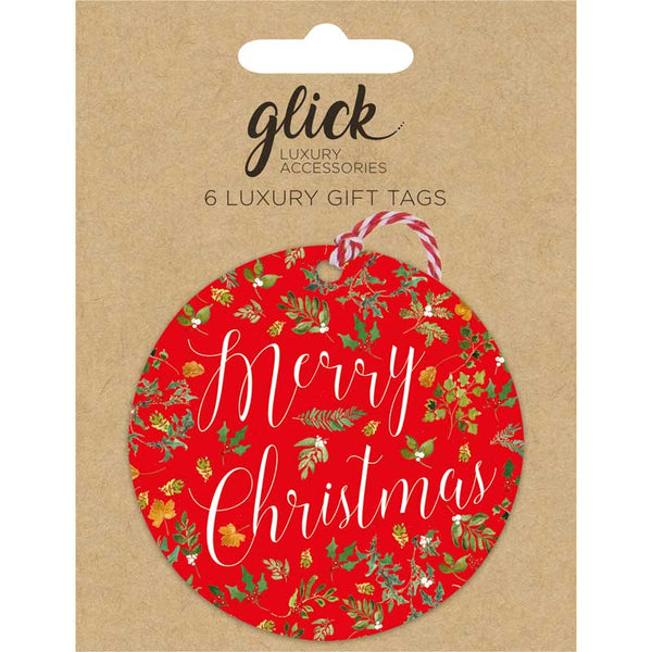 Glick Merry Christmas Gift Tags (Pack of 6) image 0