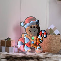 Festive Infinity Gingerbread with Candy Cane image 0