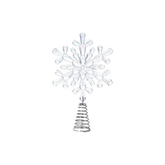 Gisela Graham Rainbow Snowflake Tree Topper image 0