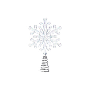 Gisela Graham Rainbow Snowflake Tree Topper image 0