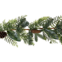 Everlands Natural Garland with Pinecones image 0