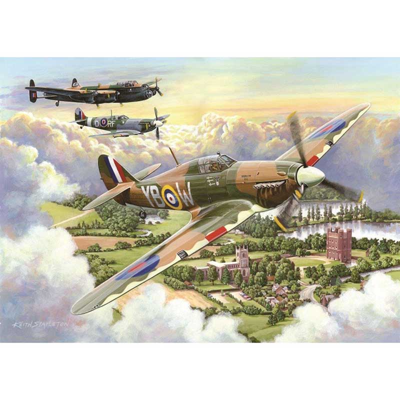 House of Puzzles Final Approach Big 500 Piece Jigsaw Puzzle image 0