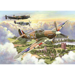 House of Puzzles Final Approach Big 500 Piece Jigsaw Puzzle image 0