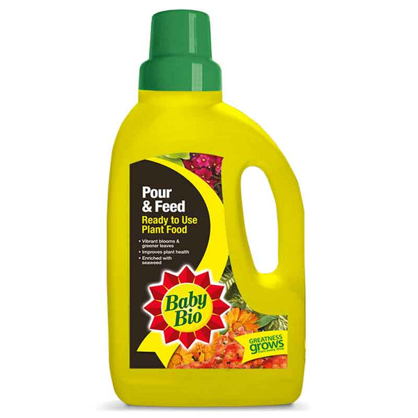 Baby Bio Pour & Feed Ready to Use Plant Food (1 litre) image 0